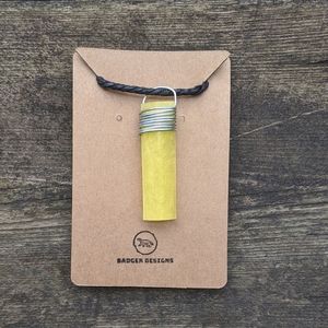 Yellow Crystal Healing Chakra Necklace